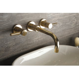 East Linear Wall Mount Bathroom Faucet