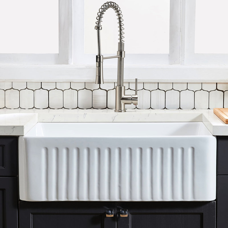 Kitchen Sink 33"X20" - Heatproof, Stainproof, Scratchproof, Rustproof, Deep Bowl, Easy To Cleanse, With Grid And Strainer 33" X 20" Heat , Stain Scratch Rust Basin Style, Sanitize Quickly