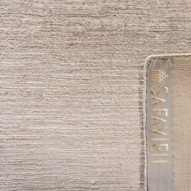 Tapis beige tissé à la main Mcelroy, Rectangle 4 pi x 6 pi