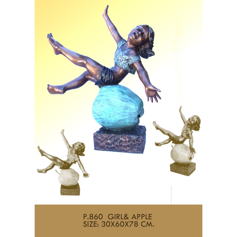 Fille avec pomme Hippocrates