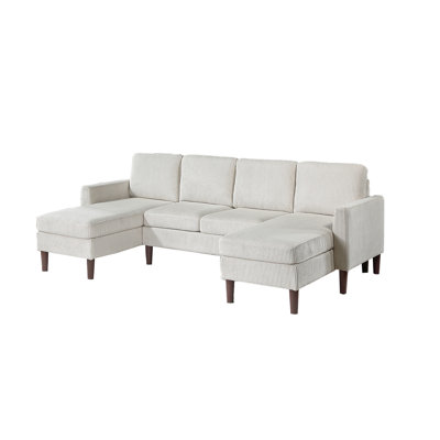 3-Piece Corduroy Sectional Set In