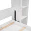Full Size Murphy Bed With Shelves And LED Lights For Space-Saving And Multi-Function Use-446715602