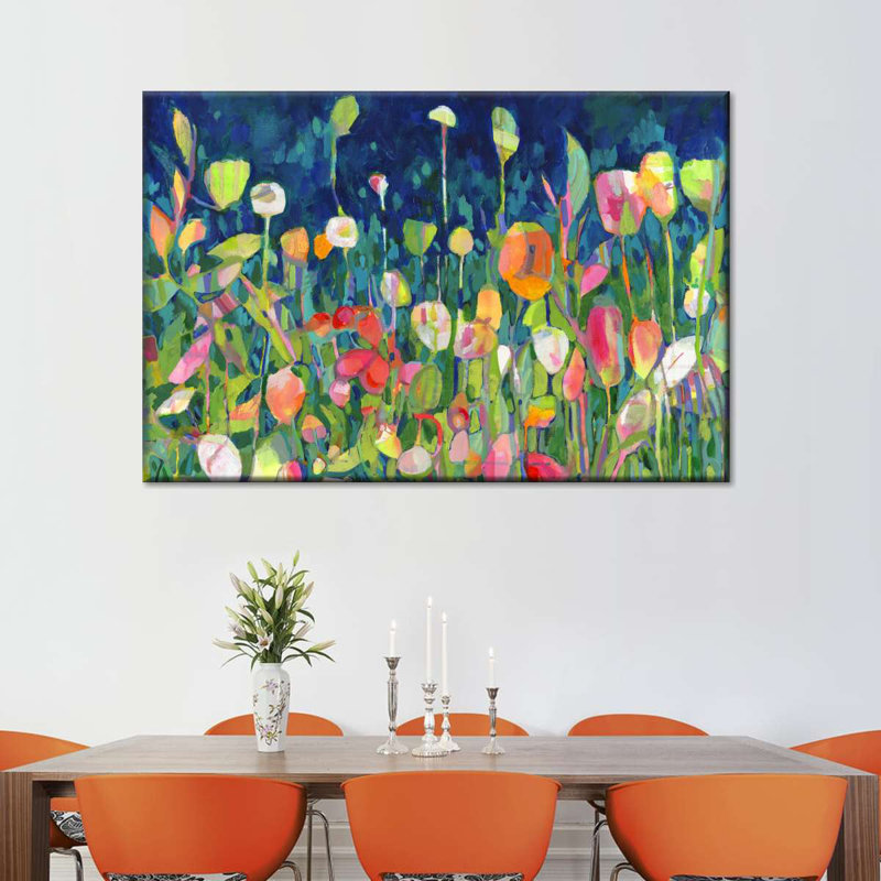 Imaginez un jardin sur toile, H 12 po x l 8 po x P 1 po