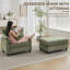 Fauteuil en chenille avec repose-pieds l 37,8 po-510697008