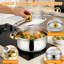 10 Piece Stainless Steel Cookware Set Cooking Pots & Pans-129577943