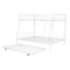 Lit superposé double au-dessus de grand lit double avec lit gigogne-568029900