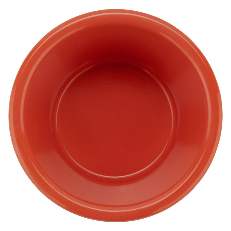 G.E.T. Melamine 12 Piece Ramekin / Soufflé Dish Bakeware Set, Orange