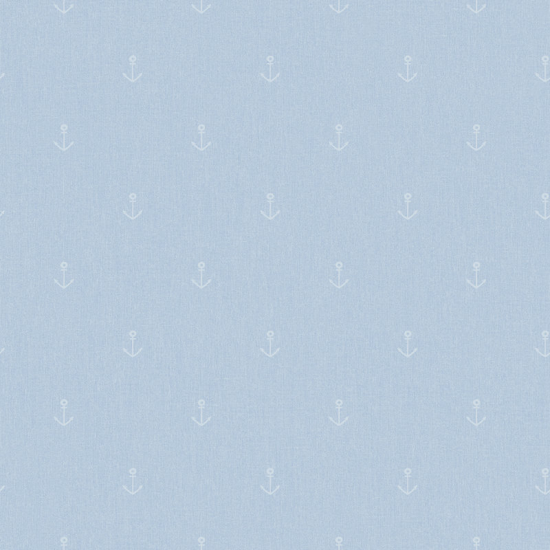 Papier peint Anchors Away, Bleu