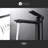 Wedge Collection Single-Handle Deck-Mount Tall Vessel Lavatory Bathroom Sink Faucet - Matte Black-52012517