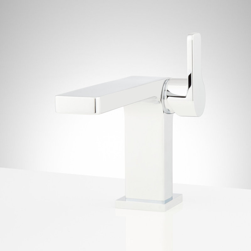 Hibiscus 1.2 GPM Single Hole Bathroom Faucet, Chrome