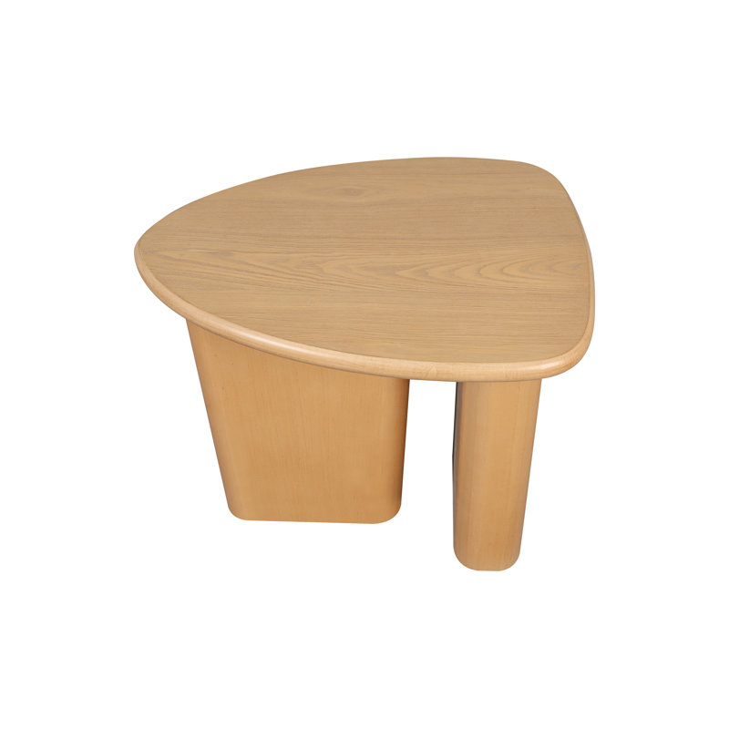 Tapered Tabletop Side Table(NATURAL WOOD), Natural Wood
