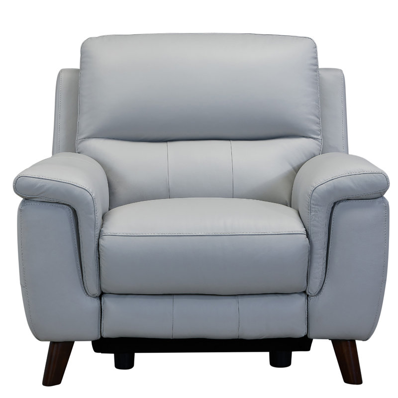 Ensemble de salon inclinable et configurable en cuir Lizette