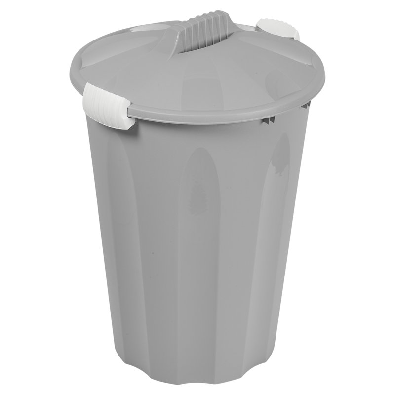 Shelmerdine 40 Litre Rubbish Bin, Grey
