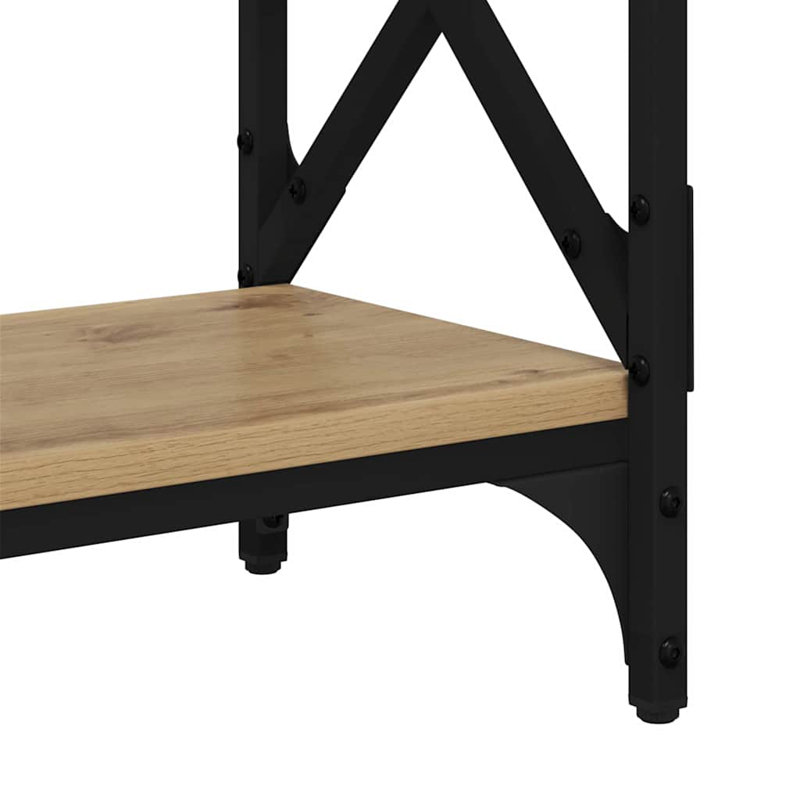 100cm Console Table, Artisan Oak
