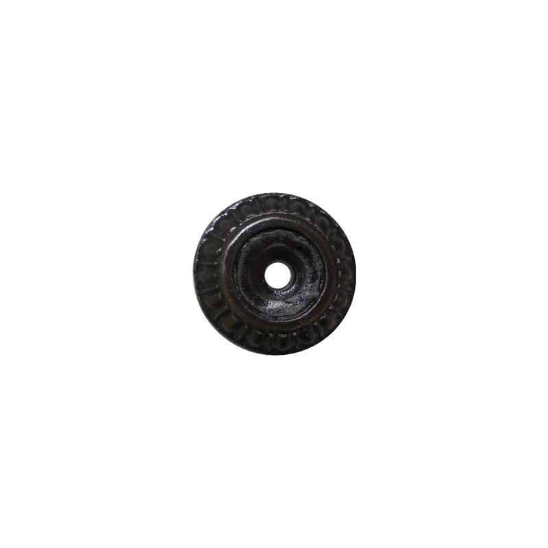 Kings Road Metal Knob Backplate, Dark Brass