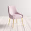 Chaise d'appoint rembourrée avec revêtement en velours Rizo-708470633-680038346