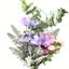 Bouquet de fleurs artificielles mélangées avec Lulian, Cosmos, Dusty Miller et Eucalyptus Radiata