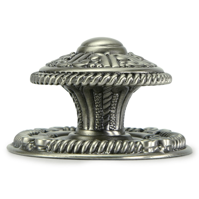 AMERICANA KNOB W/ MATCHING BACK PLATE , Nickel