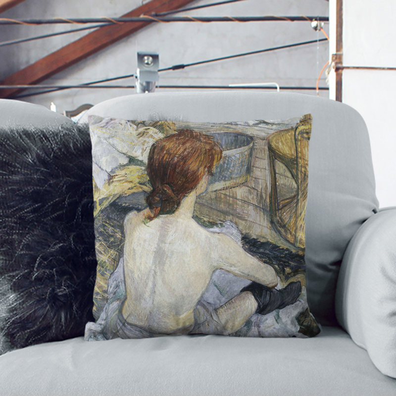 Square Cushion, 40cm H x 40cm W x 15cm D