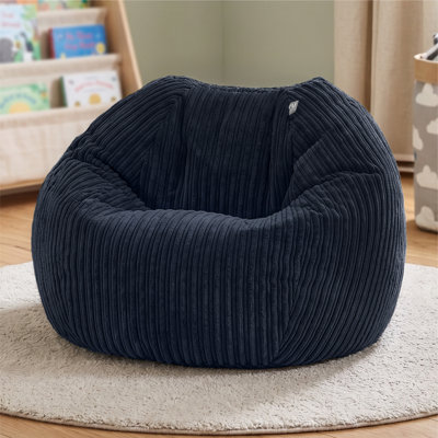 rucomfy Beanbags Jumbo Cord Kids Mini-Slouch Bean Bag Chair - Childrens Bedroom Playroom Furniture and Fun Decor. Arrives with Filling and Machine Washable - 60 x 80cm