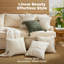 Housse de coussin 100% coton moderne