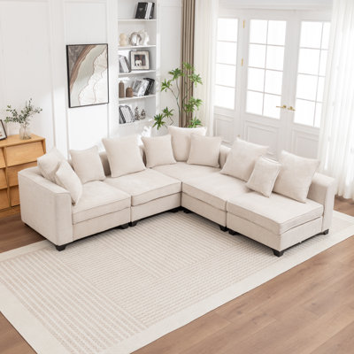 Bennett 5 - Piece Upholstered Corner Sectional