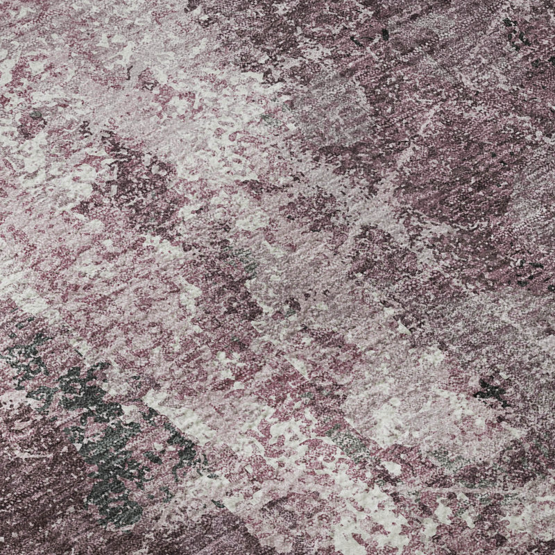 Premium Machine Washable Geers AMF1389 Modern Rug, Round 8'