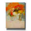 Art mural sur toile Vase de fleurs jaunes 2 pi par Vahe Yeremyan, 40 po x 54 po-10410237