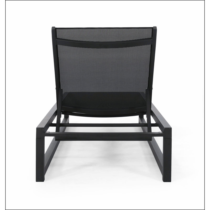 Méridienne VENISE CHAISE, Noir