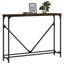 Console vidaXL Bois d'ingénierie, métal 40,2 po x 8,9 po x 29,5 po-1446140751