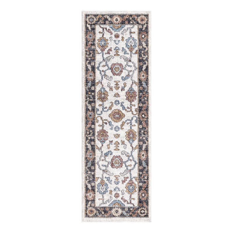 Erica Floral Indoor Rug, Runner 2' x 6'