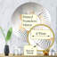 Miroir mural abstrait bleu-96241947