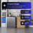 18in Stainless Compact Mini Refrigerator 2.6cf Reversible Door 115V