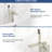 Floor Mounted Tub Filler Faucet Brushed Nickel, Solid Brass, Precision Water Control Valves, 360° + 90° Spout Rotation, - Clog Nozzle Nickel With Hand Shower, Smooth Dual Temperature Regulation,-119004579