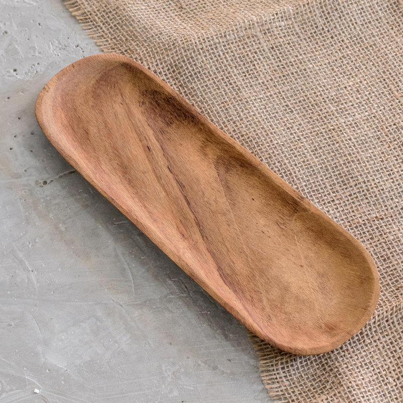 Abyad Solid Wood Tray