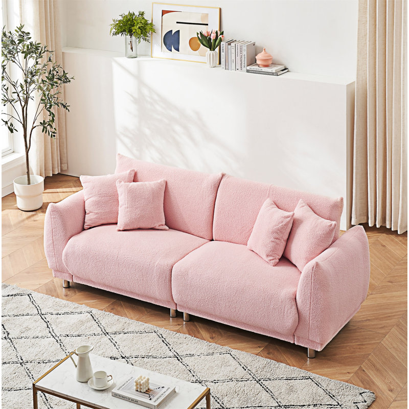 Canapé recouvert, Rose