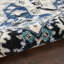 Tapis persan noir ivoire Passion-884282211