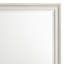 Miroir rectangulaire contemporain Frederica White, 104 cm (L) x 91 cm (H), encadré de bois