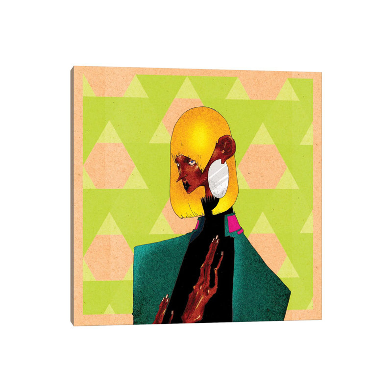 Blondie by DEMÖ - Wrapped Canvas Gallery-Wrapped Canvas Giclée, 93.98 cm H x 93.98 cm W x 3.175 cm D