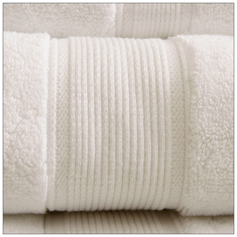 Ensemble de 8 valises pour chambre d'amis 100% coton, Crème