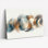 Abstrait cercles sur toile, ensemble de 1 reproduction d'art sur toile