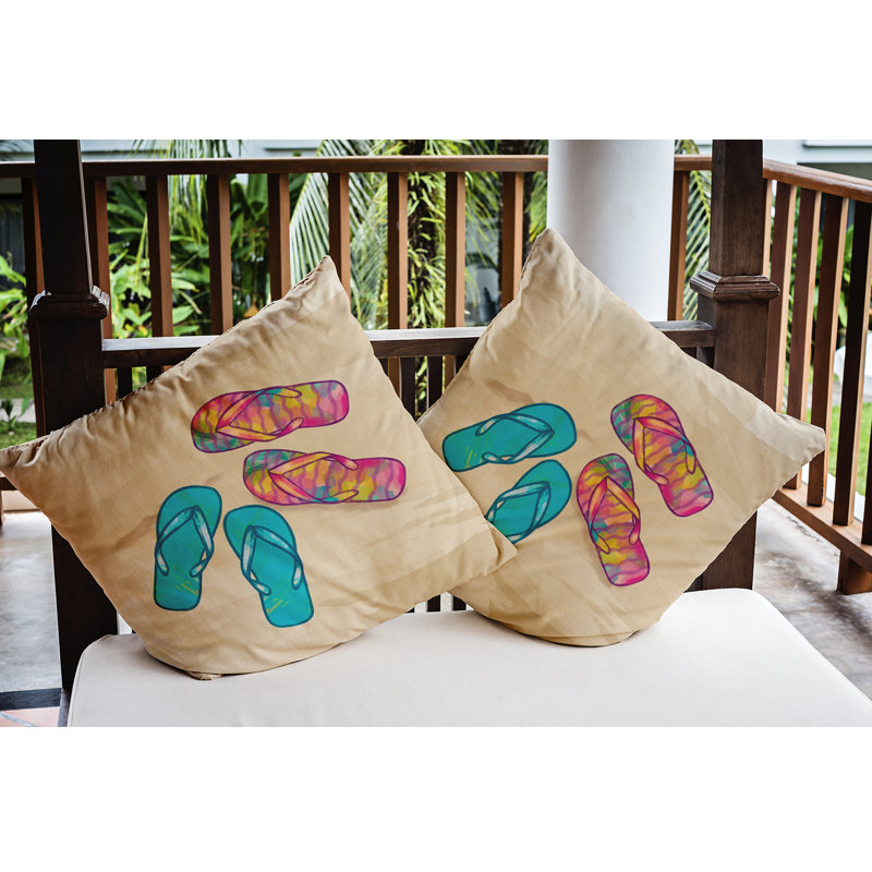 Housse de coussin d'extérieur carré Beach Insert, 20 po x 20 po