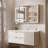 Light luxury cream style bathroom cabinet