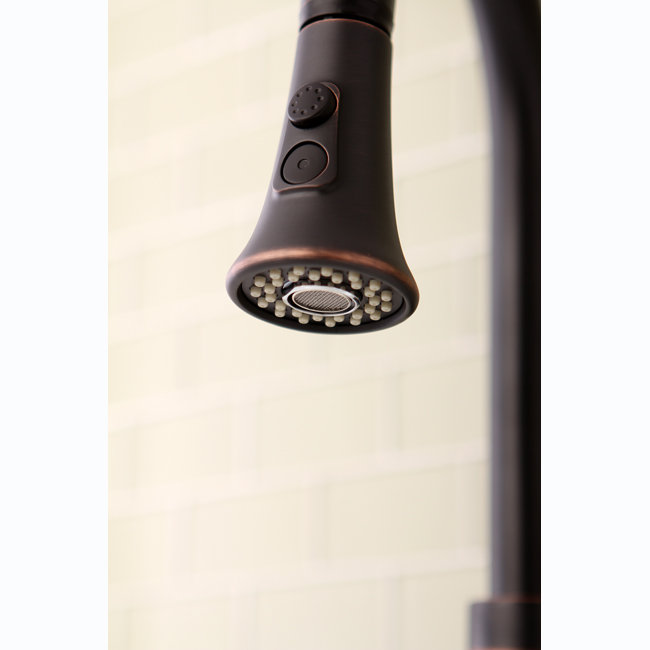 Kingston Brass Made To Match 2-Function Pull-Down Kitchen Faucet Sprayer