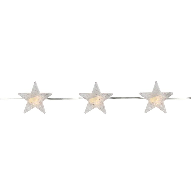 Northlight 20-Count Warm White LED Micro Star Fairy Christmas
