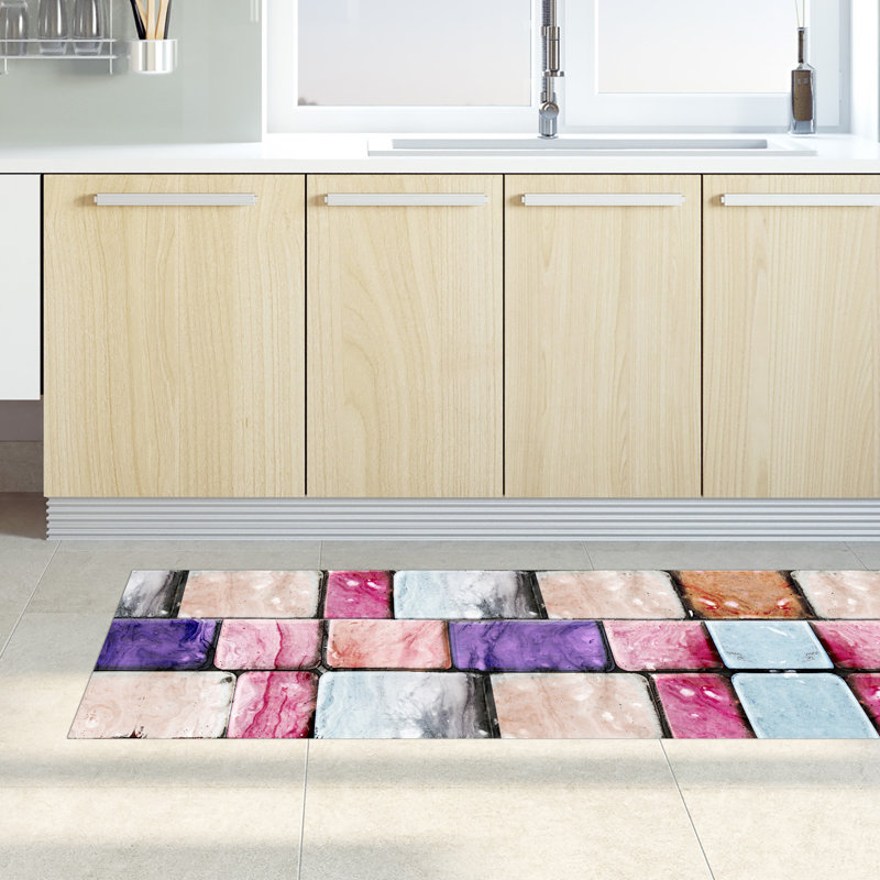 Gabut Geometric Area Rug, Rectangle 52 x 280cm