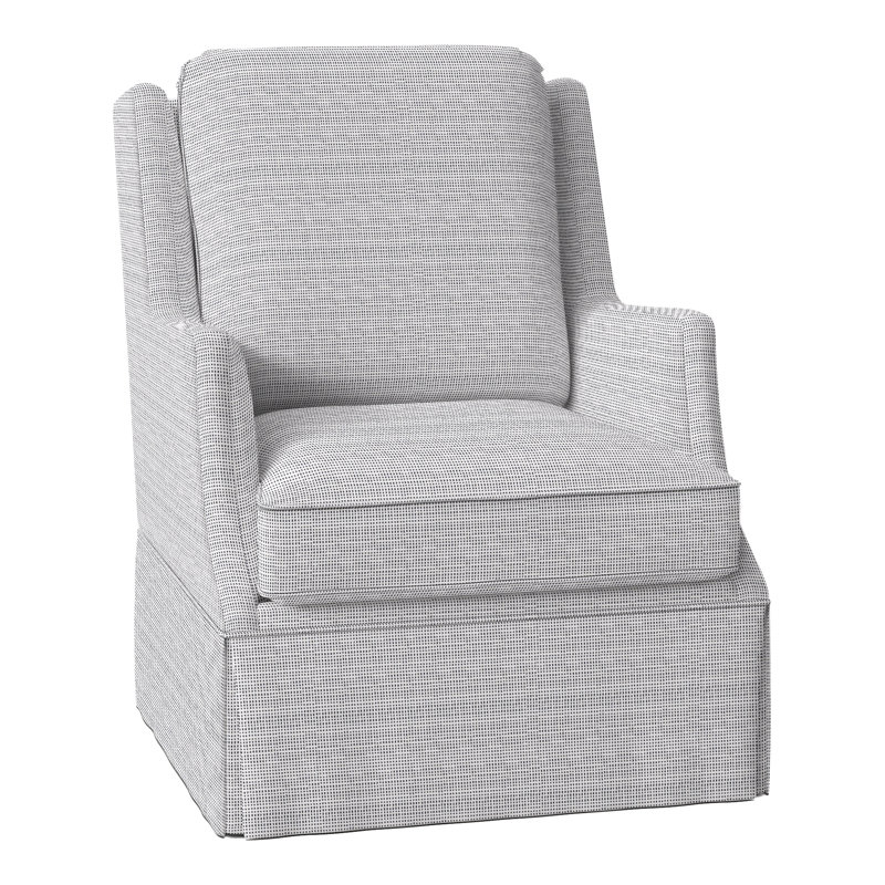 Savannah Swivel Wingback Chair, Perigold Rest Ink