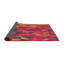 Tapis rouge/orange tissé à la machine-420846307