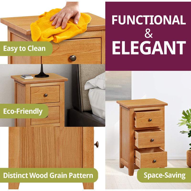 Balani 35cm W Bedside Table