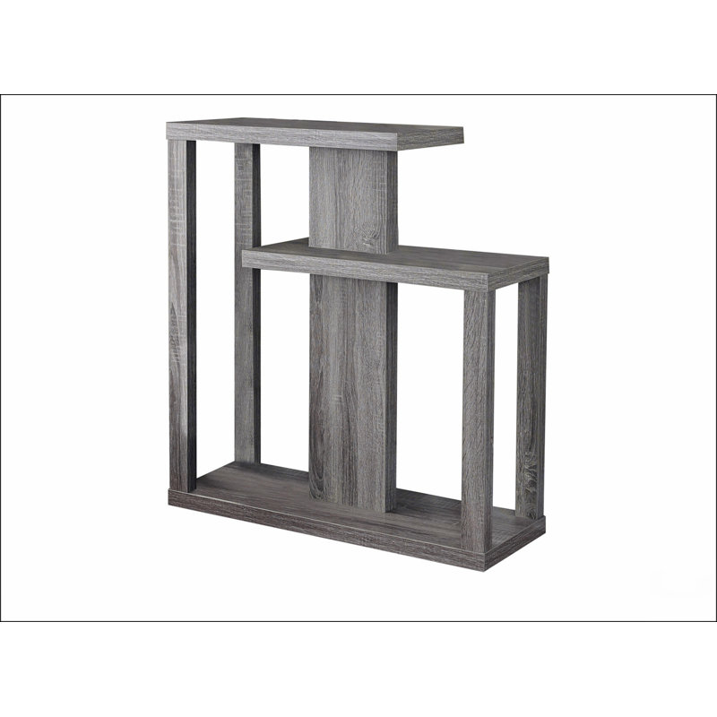 Table d'appoint, console, vestibule, étroit, canapé, stratifié brun, contemporain, moderne
